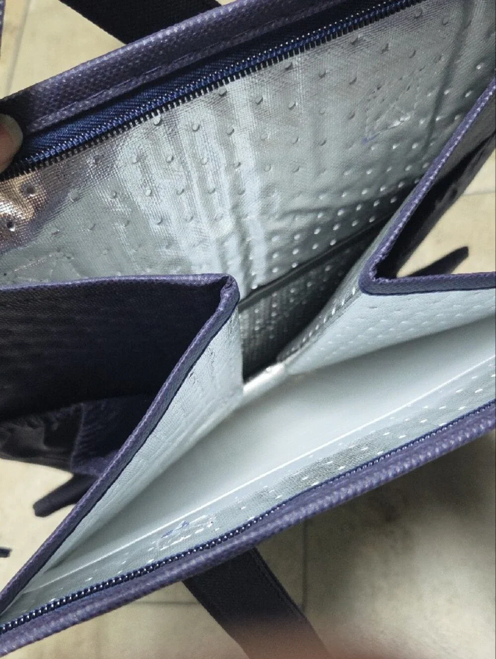 New Navy Reusable Tote Bag